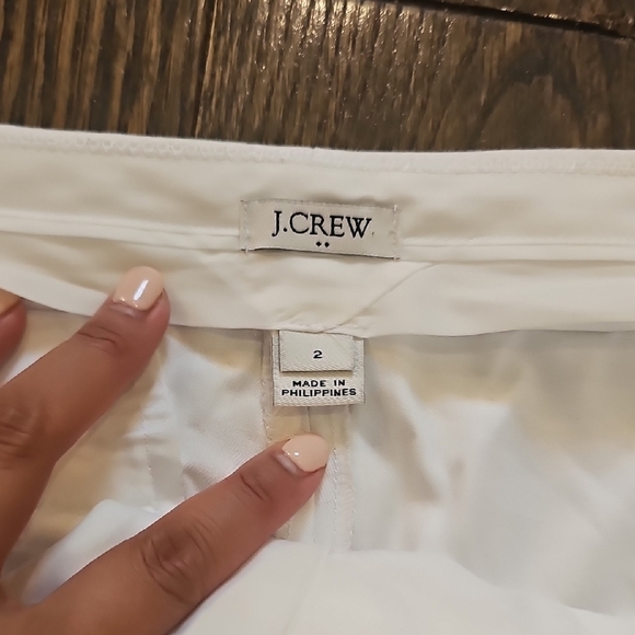 J. Crew Women's White Ankle Pants - Picture 3 of 6